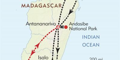 Antananarivo, Madagascar kort