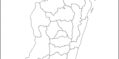 Madagaskar kort oversigt